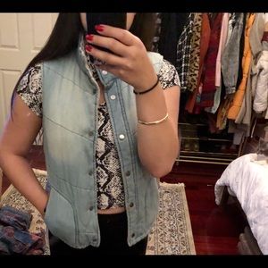 Urban Outfitters denim-look vest